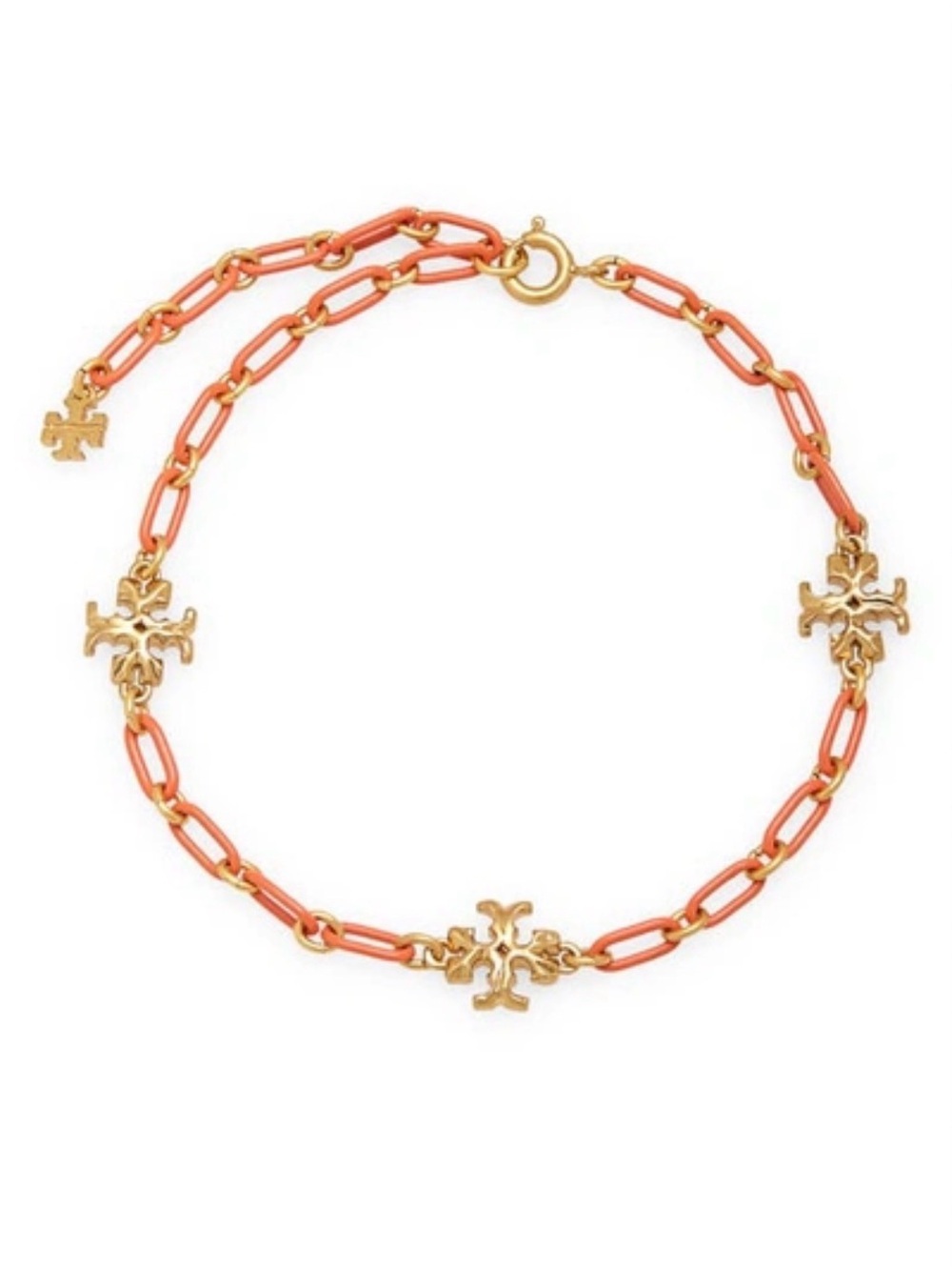 TORY BURCH
Roxanne Chain Bracelet in 18kt Gold-plated Brass nwt